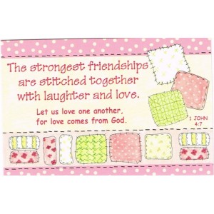 Prayer card - The strongest friendships